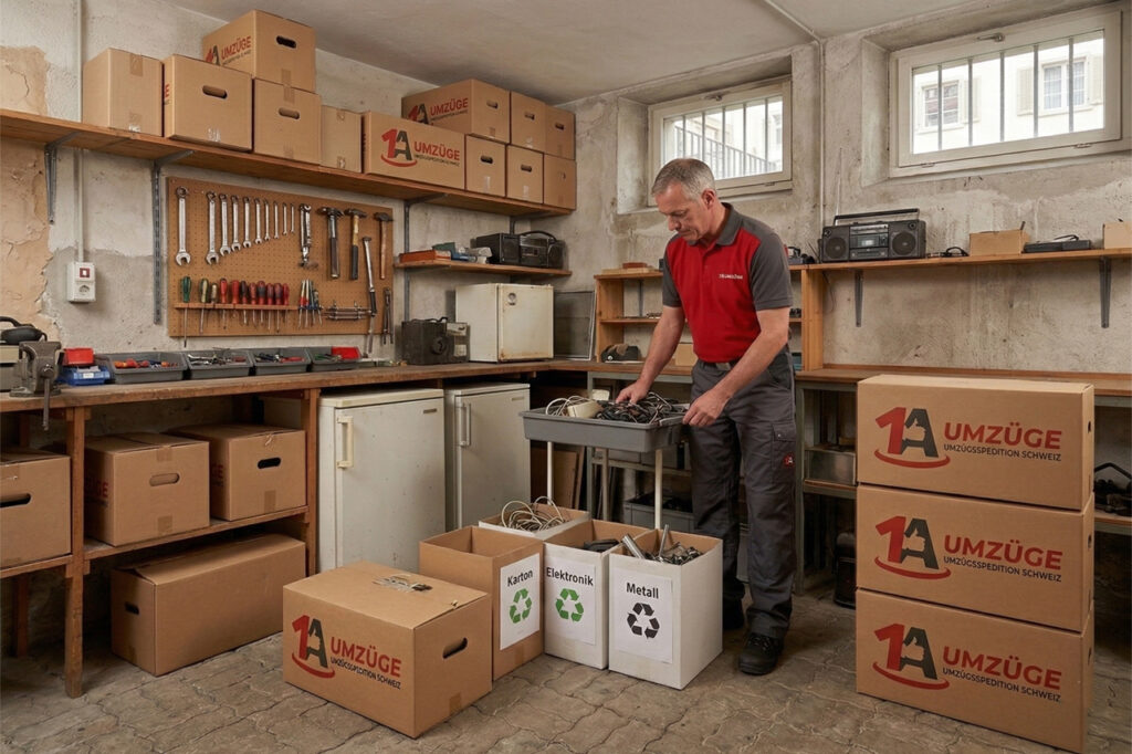 Entrümpelung von Keller und Dachboden in der Schweiz