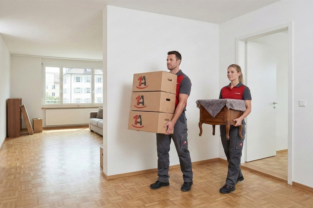 Professionelle Räumung einer Wohnung in der Schweiz