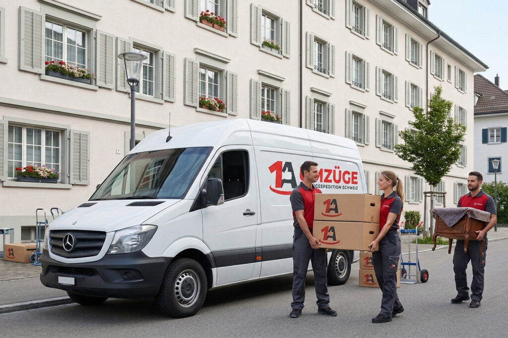 Räumungsfirma in der Schweiz beim Leeren einer Wohnung