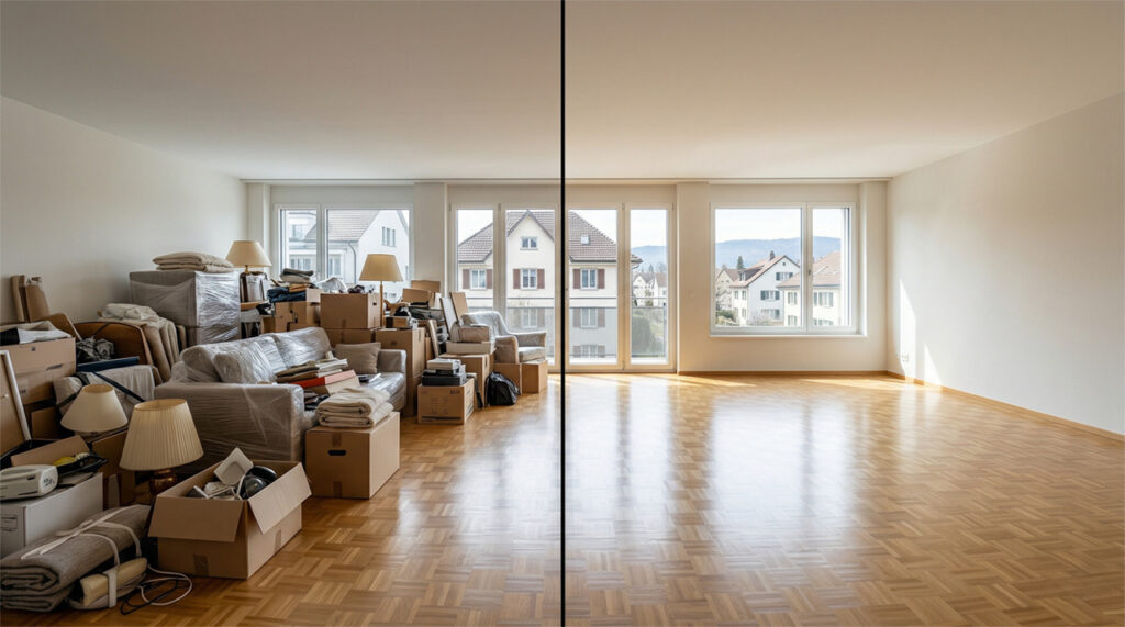 Haushaltsauflösung Zürich komplett vor/nach 1A Entsorgung